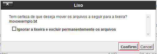 Confirme a solicitação.