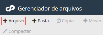 +Arquivo ou +Pasta