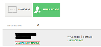 Clique em Editar Informações.